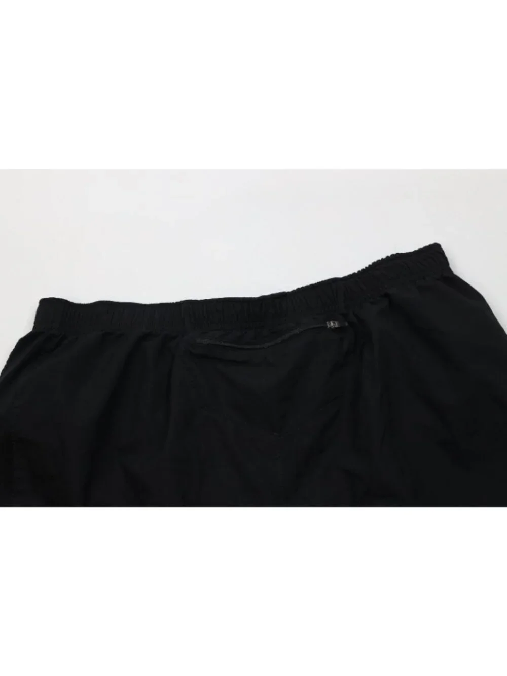 Vtg Y2K The North Face Mens Large Spell Out Triple Black Lined Running Shorts
